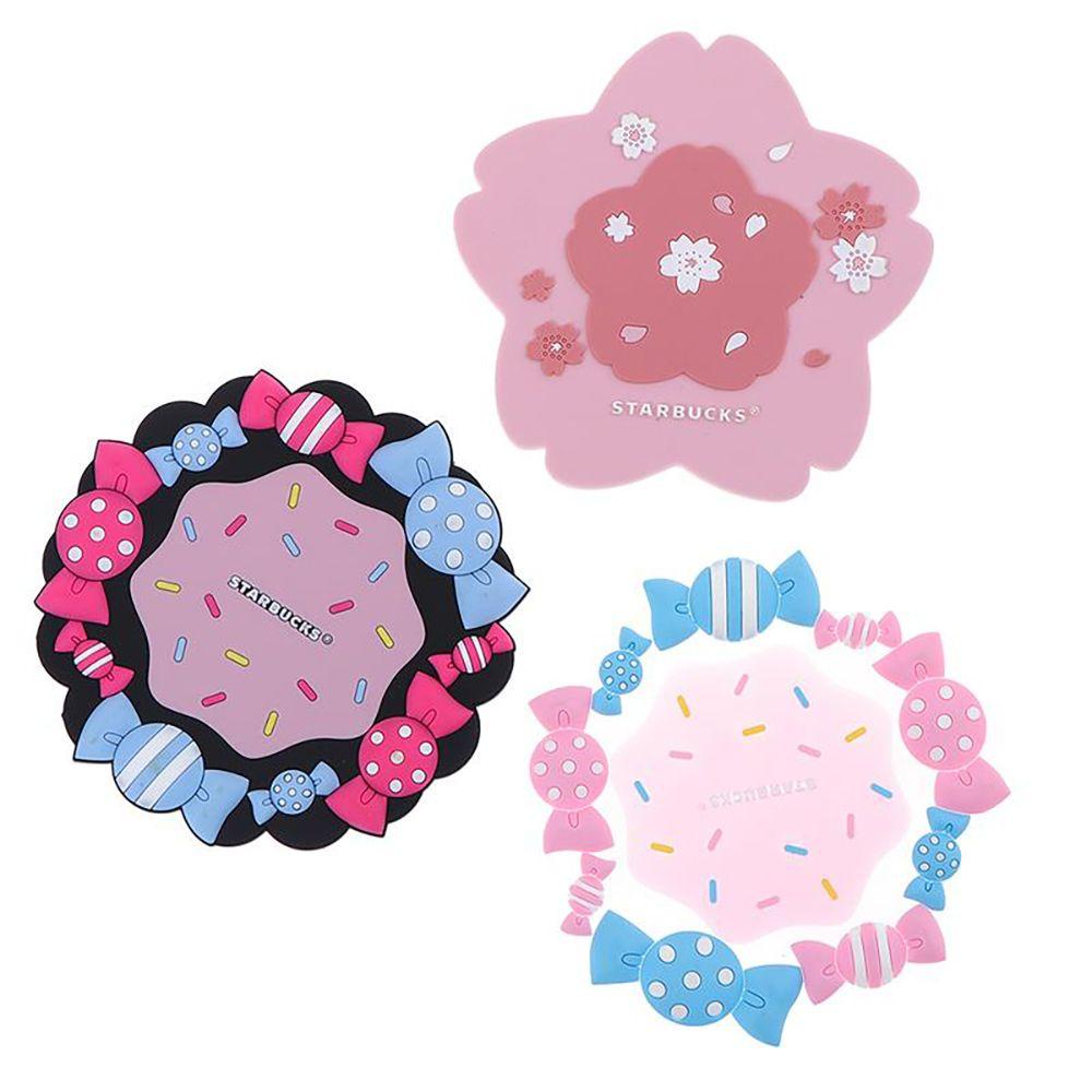 1 Tấm Lót Cốc Cà Phê Họa Tiết Hoa Thời Trang Dễ Thương Bắt Mắt