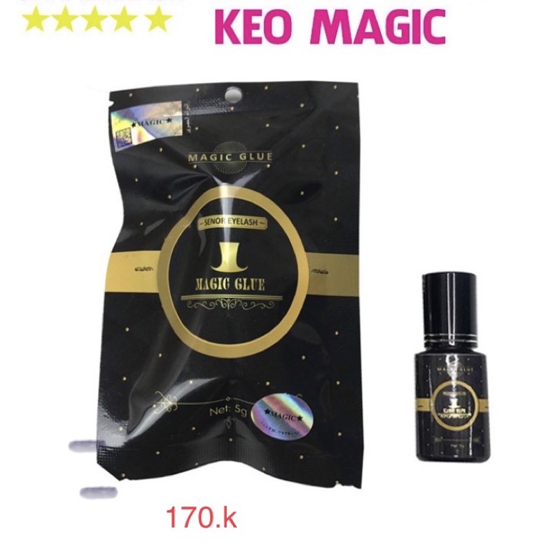 Keo nối mi Magic glue chính hãng.dụng cụ nối mi thúy hà