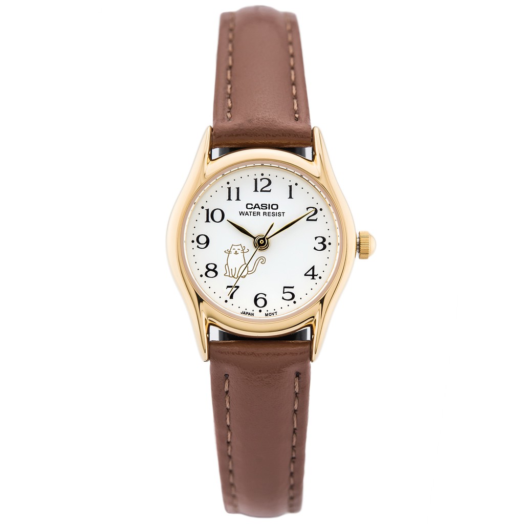 Đồng hồ nữ dây da Casio chính hãng Anh Khuê LTP-1094Q-7B8RDF (23mm)