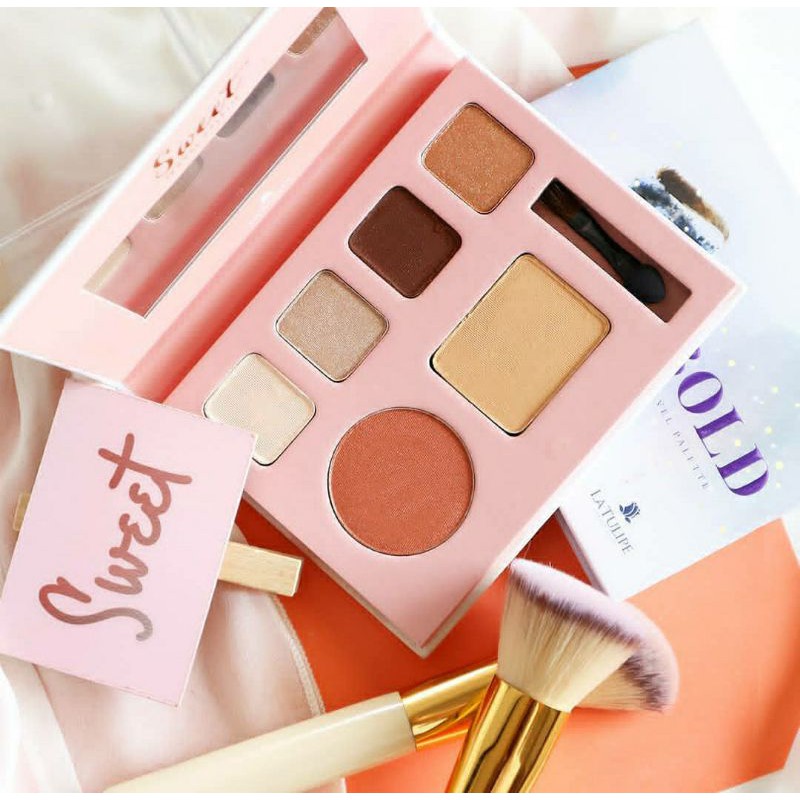 (hàng Mới Về) Bảng Phấn Trang Điểm Mang Đi Du Lịch Hình Hoa Tulip | BigBuy360 - bigbuy360.vn