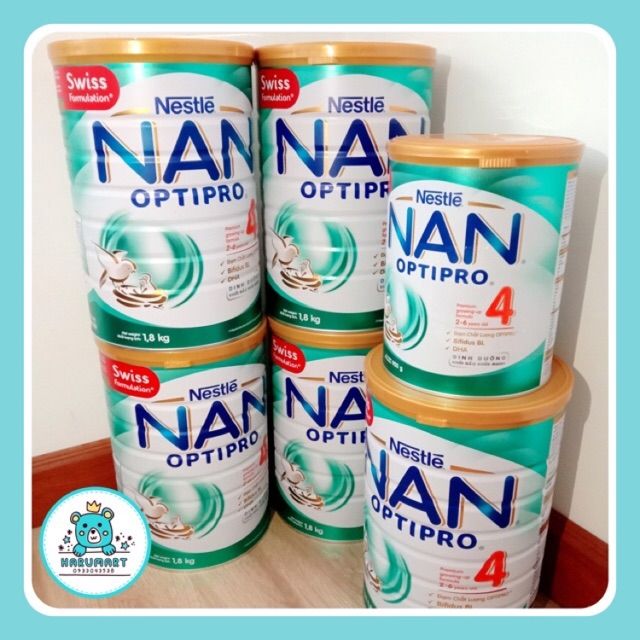 Sữa Bột NAN Optipro 4 1.8kg Dành Cho Trẻ 2_10 tuổi