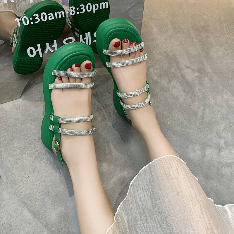 Giày Sandal Đế Dày Phong Cách Mới Mùa Hè Cho Nữ