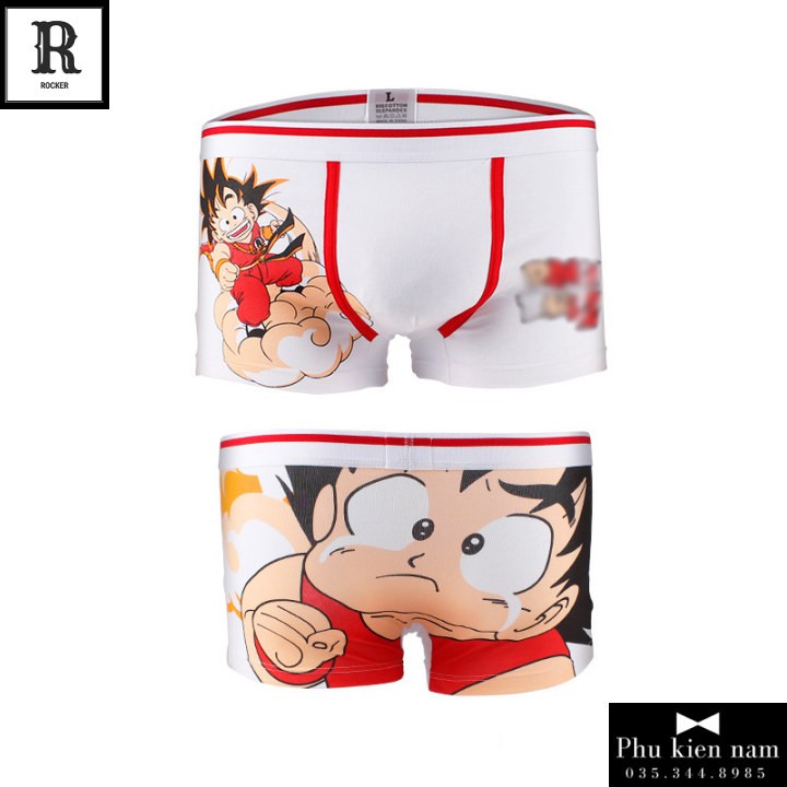 Hộp 4 Quần Lót Nam Boxer Quần Sịp Boxer HOẠT HÌNH S035