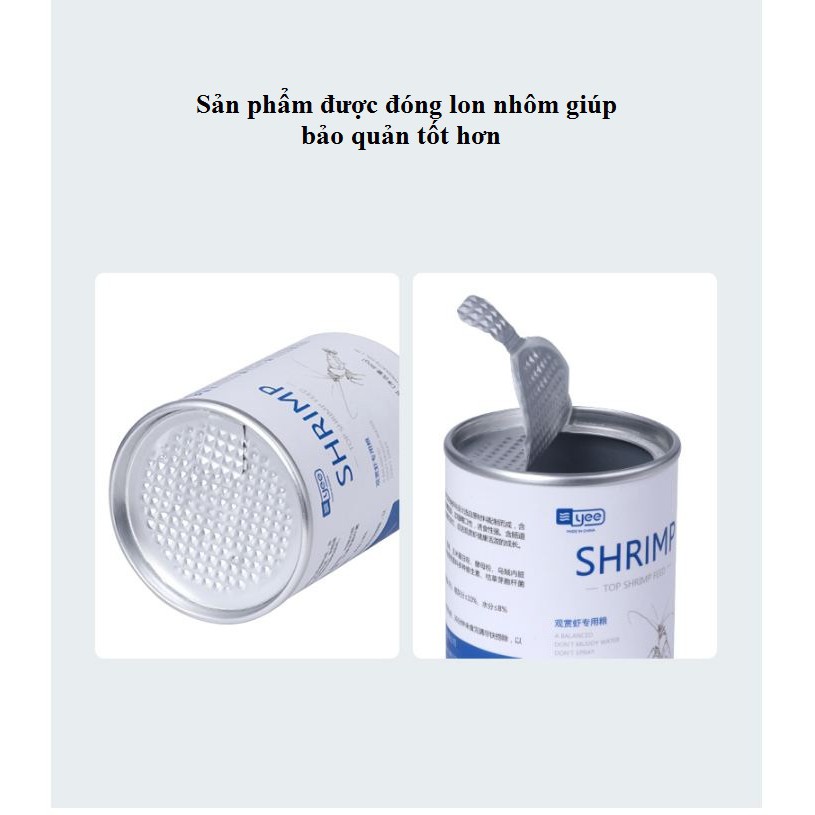 Thức ăn viên dành cho tôm, tép cảnh nước ngọt