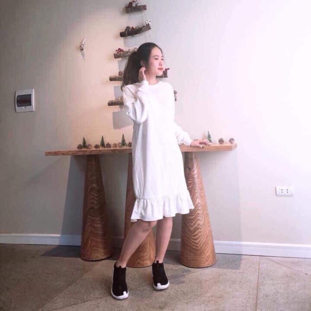 Váy nỉ đuôi cá