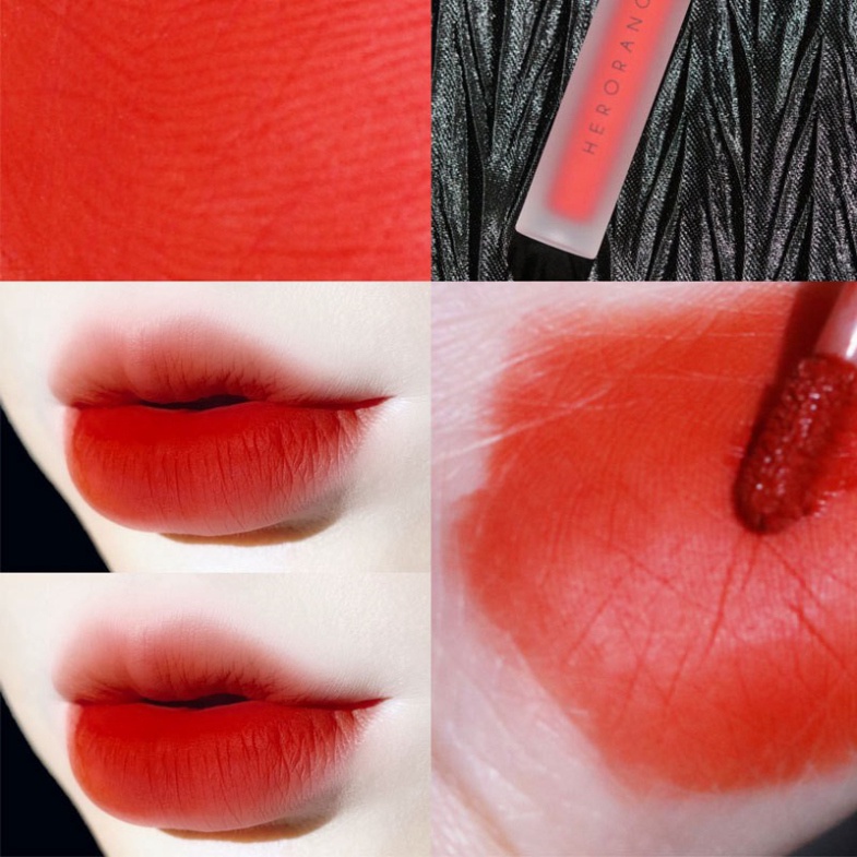 Son Lì Không Trôi Nội Địa Trung Herorange Lip Glaze Siêu Xinh Chất Mềm Và Mịn Môi HOSM1 | BigBuy360 - bigbuy360.vn