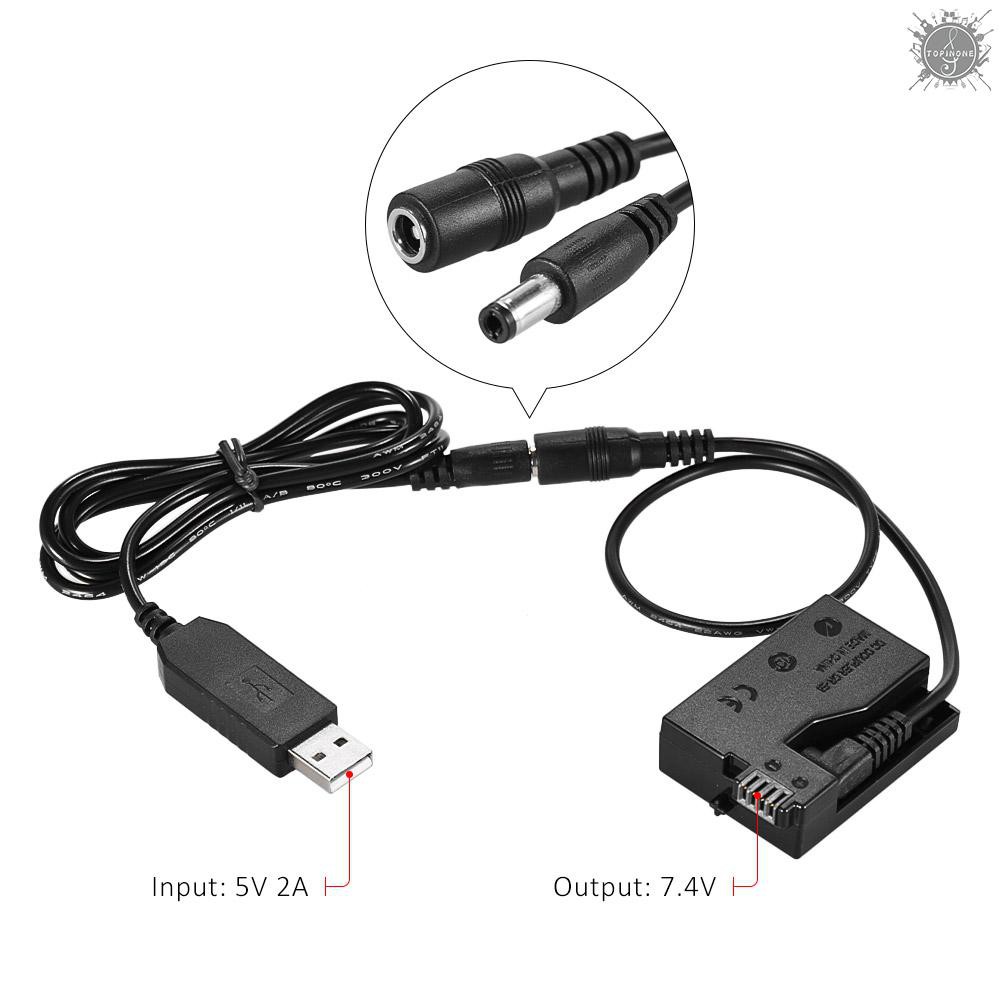 Pin giả andoer dr-e8 dc cổng cắm usb dự phòng cho lp-e8 canon eos 550d 600d 650d