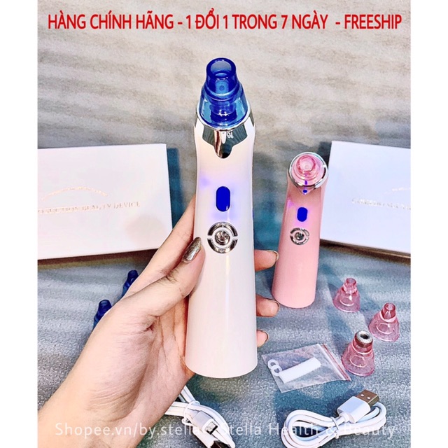 Máy Hút Mụn Comedo Cao Cấp Cầm Tay 5 Chế Độ Hút Mụn Cám Mụn Đầu Đen Dầu Thừa Bã Nhờn Spa