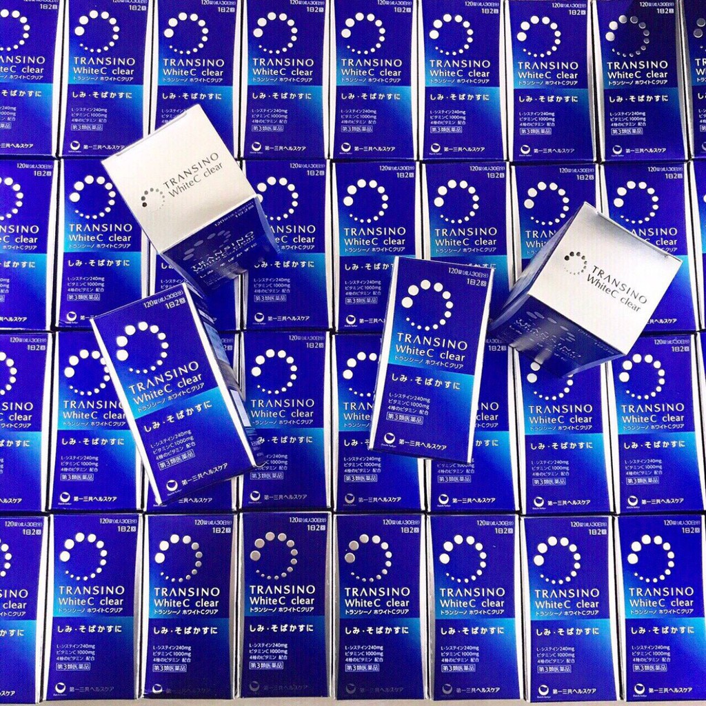 Viên uống trắng da Transino White C Clear Nhật 120 viên | Thế Giới Skin Care