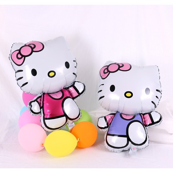 Bóng Nhôm Hình Hello Kitty Trang Trí Sinh Nhật