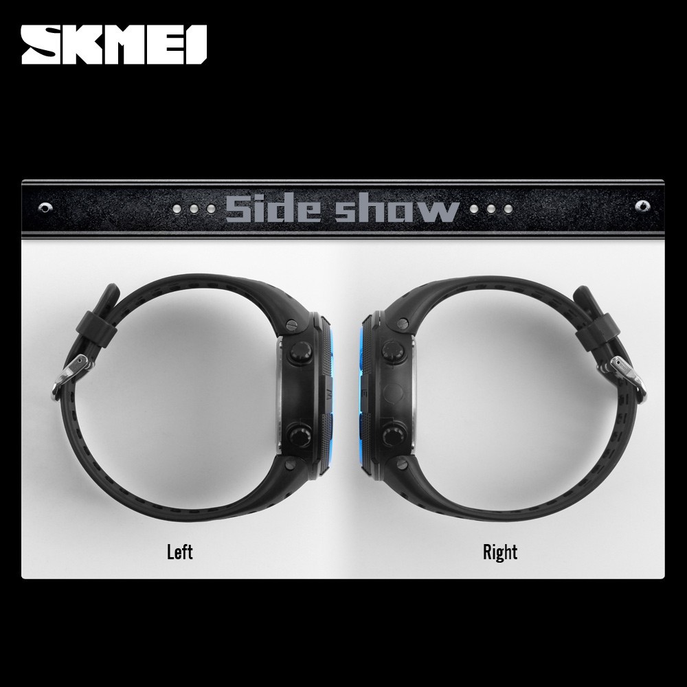 Đồng hồ nam Skmei 1251 dây cao su mặt tròn Bán lẻ giá sỉ