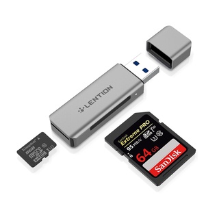 Đầu Đọc Thẻ USB-A 3.0 Sang SD/Micro SD Card Lention H7