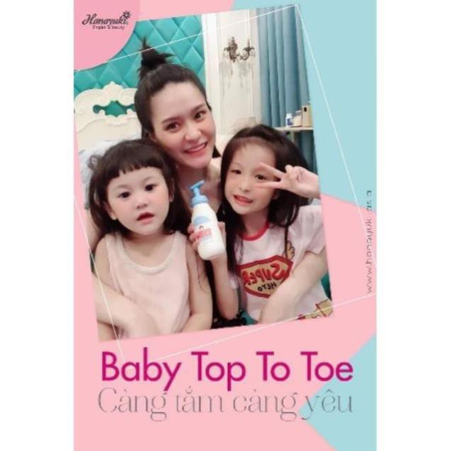 Sữa Tắm Gội Thảo Dược Hana Baby top to toe wash Hanayuki Chính Hãng 100%