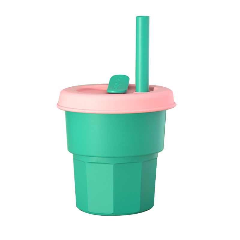 Bình Nước Silicone Có Ống Hút Gấp Gọn Tiện Lợi Dành Cho Bé