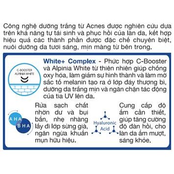 Kem dưỡng trắng da Acnes Pure White Cream