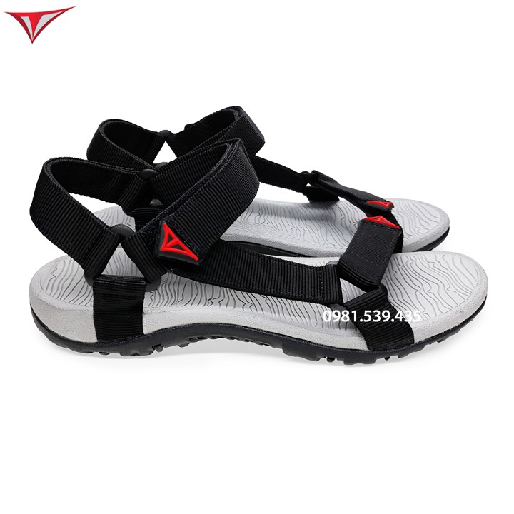 [Free Ship Kèm Ảnh Thật ] Giày sandal nam đi học Việt Thủy quai chéo đen- VT8