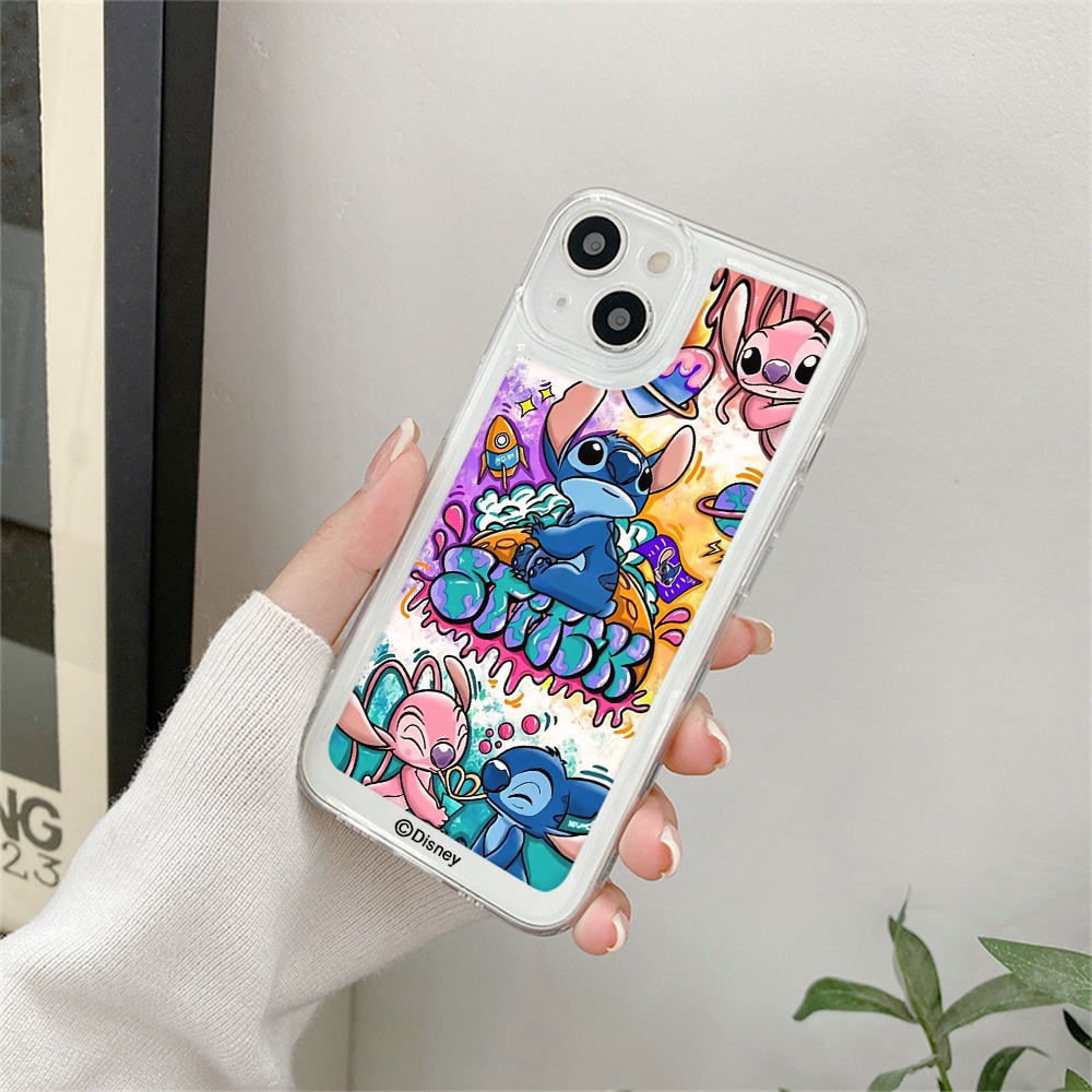 Ốp Điện Thoại Mềm Trong Suốt Chống Sốc In Hình Stitch Disney Cho iPhone 11 13 12 X XS Pro Max xr 12 13 Mini xr