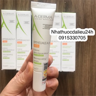 Aderma Epitheliale A.H Duo Ultra Repairing Cream - Tuýp 15ml Kem phục hồi liền sẹo và thâm