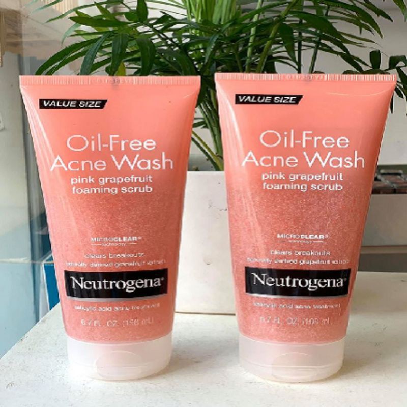 Sữa Rửa Mặt Neutrogena Oil Free Acne Wash (Dành Cho Da Dầu,Da Nhờn,Da Mụn)