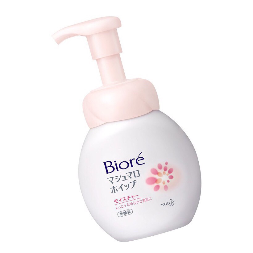 ✅ (CHÍNH HÃNG) Bọt Rửa Mặt Dưỡng Ẩm Biore Marshmallow Whip Moisture 150ml