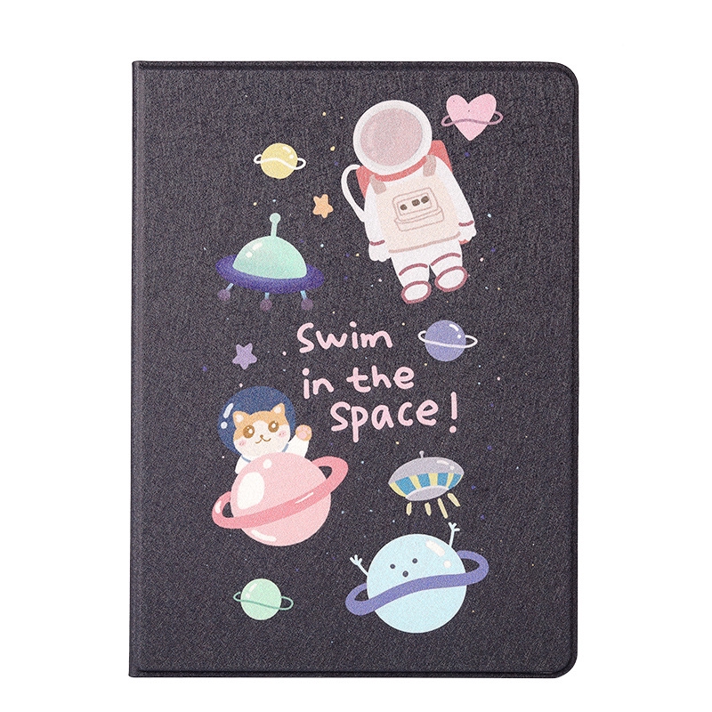 2020 new for ipad pro 10.5 inch 11 gen 7th 8th 10.2 air 4 10.9 case air 1 2 3 ipad 9.7 mini 4 5 cartoon space ice cream planet auto wake up sleep smart flip cover