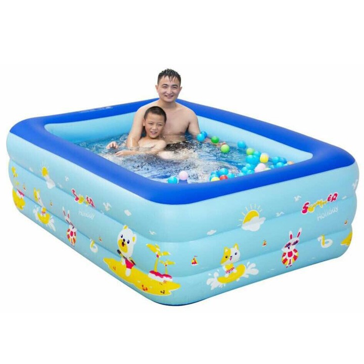 Bể bơi mini cho bé dùng làm hồ bơi tắm mát mùa hè