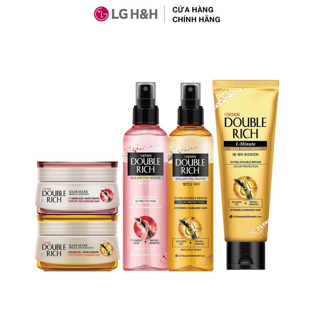 Combo 2 Nước dưỡng tóc Double Rich nuôi dưỡng tóc chăm sóc hư tổn 250mlx2 | BigBuy360 - bigbuy360.vn