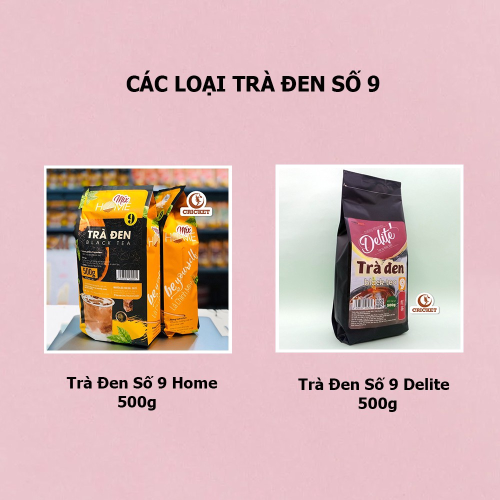 Combo Trà Sữa Truyền Thống -  Quán Hay Dùng ( Trà Đen Số 9 + Bột Sữa + Trân Châu + Đường Đen)