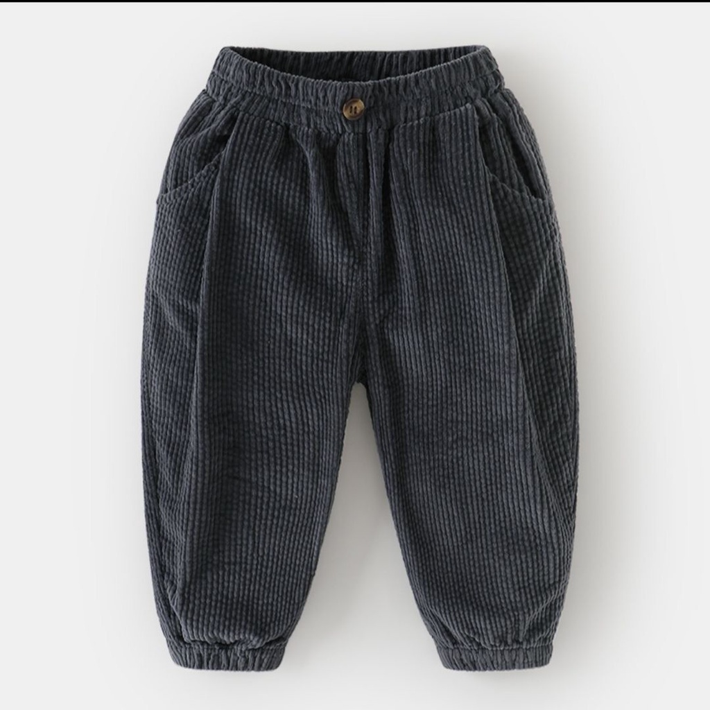 Quần dài vải nhung dày thời trang thu đông cho bé