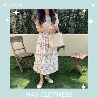 Đầm - Váy babydoll hoa 2 màu