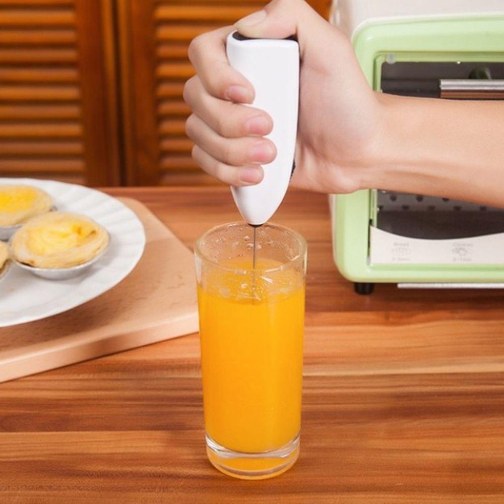 Máy đánh trứng/ trộn kem/ đánh bọt sữa cà phê bằng thép không gỉ cầm tay cho nhà bếp gia đình