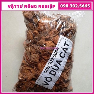 Vỏ dừa cắt miếng 1-2 cm đã qua xử lý trồng lan 350g