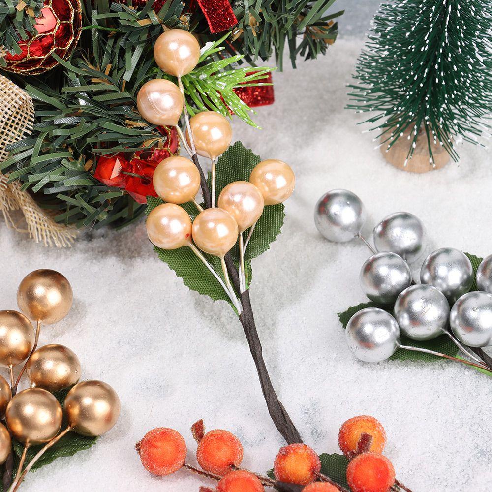 Cành Cây Thông Đỏ / Quả Thông Nhân Tạo Trang Trí Giáng Sinh