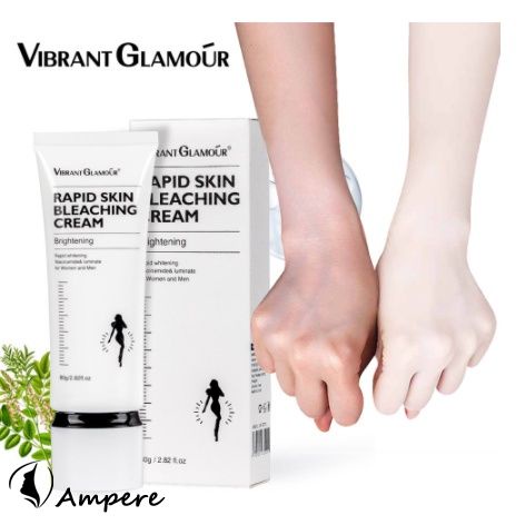 VIBRANT GLAMOR Kem làm trắng da Kem tẩy trắng da nhanh chóng Dưỡng ẩm 10% Niacinamide Làm sáng toàn thân Kem dưỡng trắng da chuyên sâu dưới cánh tay Kem làm trắng da Kem dưỡng trắng da 10% Niacinamide Dưỡng ẩm làm sáng AMPERE