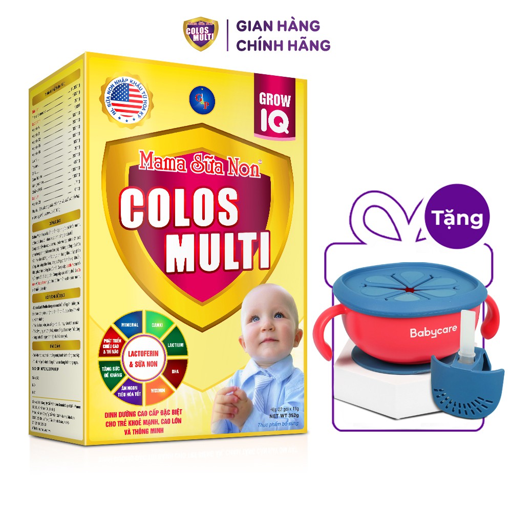 Sữa bột cho bé Colosmulti các loại hộp 350g - 450g [Quà tặng bát ăn uống 2IN1]