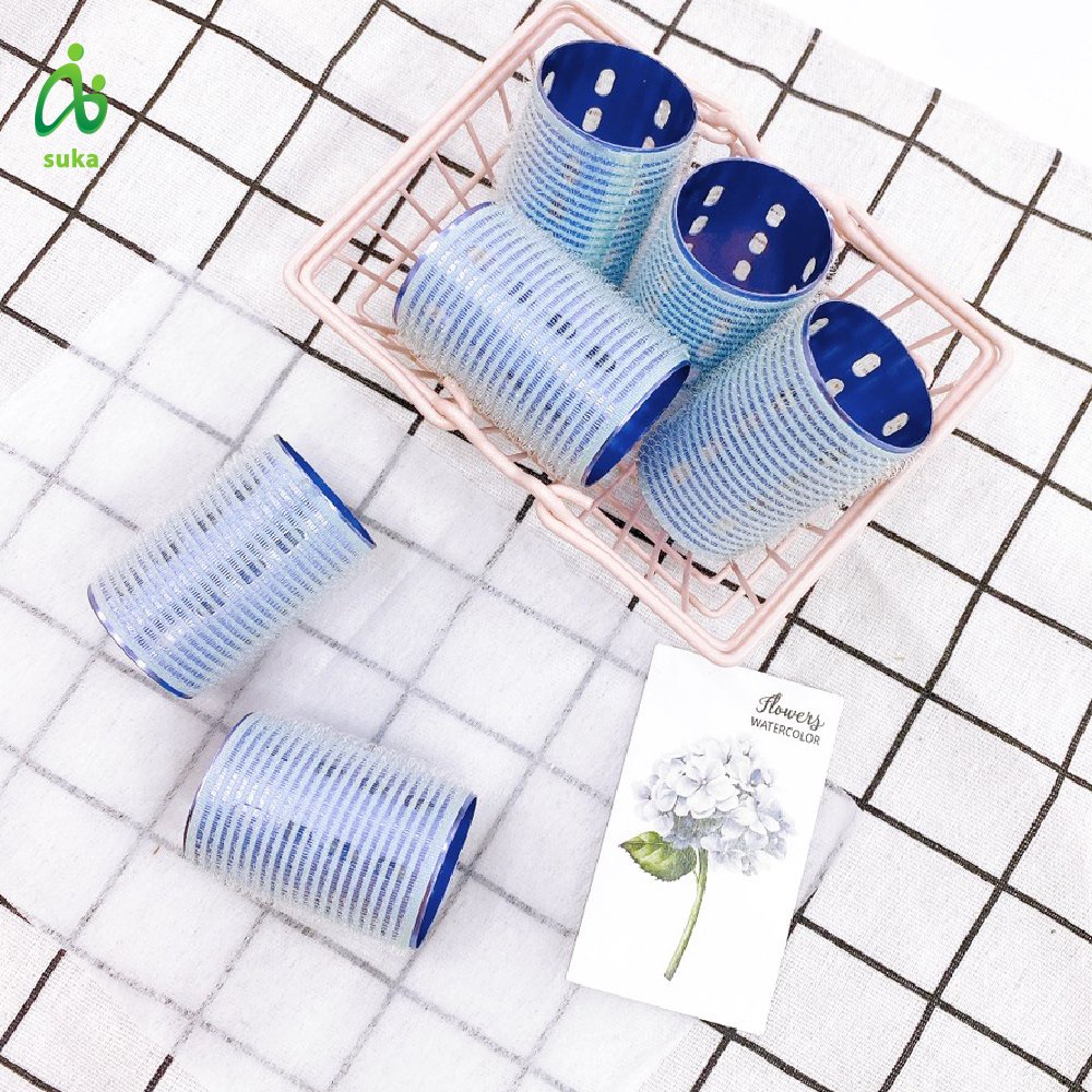 Lô cuốn tóc tự dính size 4x6cm dùng để uốn mái, xoăn, phồng tóc SK