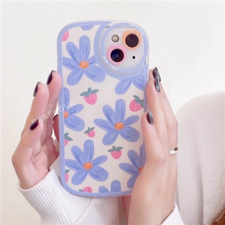 Ốp Điện Thoại Dẻo Trong Suốt Họa Tiết Hoa Xinh Xắn Cho IPhone 11 13 12 Pro Max Mini 7 8 6 S Plus Xr X Xs Max SE2020