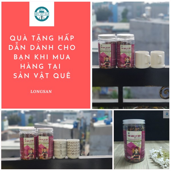 [Thiên Nhiên] Trà Gạo Lứt Rẫy Bh.Nong - 100% Núi Rừng, Mát Gan, Giảm Mỡ Máu, Dẹp Da, Eo Thon| Long Sản