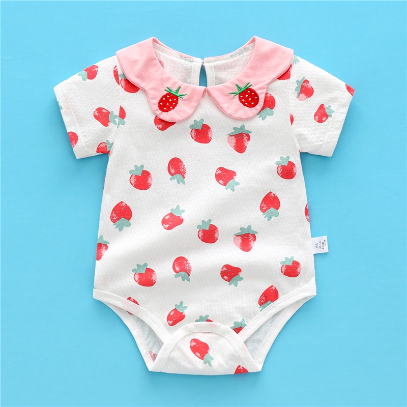 Bộ body chip mùa hè cho bé gái Hàng Quảng Châu chất cotton thoáng khi