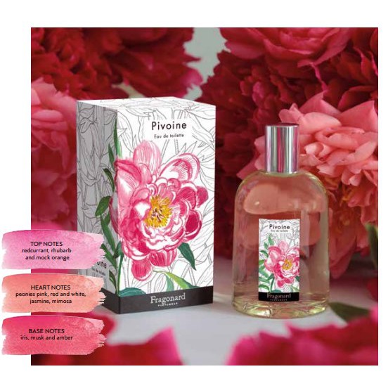 Nước hoa Pivoine_hương hoa mẫu đơn hãng Fragonard Pháp dạng mẫu thử