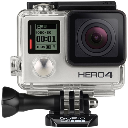 Máy quay gopro hero 4 silver màn hình cảm ứng combo đầy đủ phụ kiện