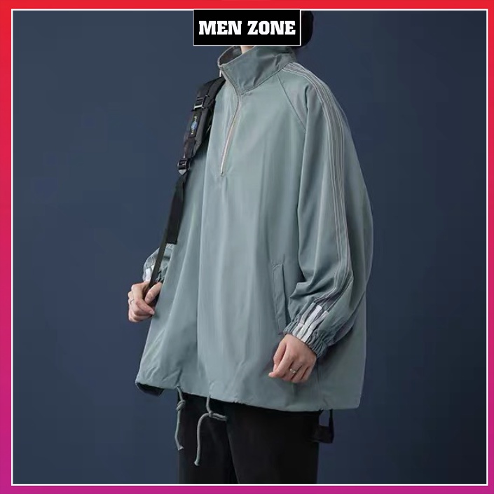 Áo Jacket Dù Chui Đầu Unisex Form Rộng Cực Đẹp, Áo Khoác Gió Nam Nữ Cao Cấp ,Đi Học Đi Chơi [GAQ]