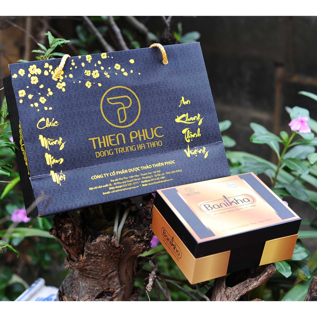 [Chính hãng] Viên nang Đông trùng hạ thảo Banikha Thiên Phúc 2 lọ ( 60 viên)