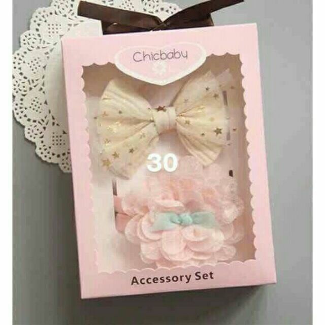 Hộp 3 băng đô Chicbaby đáng yêu cho bé gái