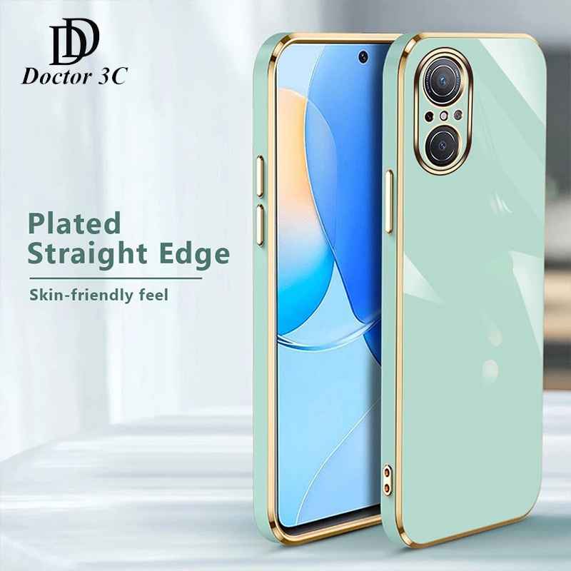 Ốp lưng Điện Thoại Viền Vuông Mạ Sang Trọng Cho Huawei P50 P40 Pro Y7A Y8P 4G 5G 2022