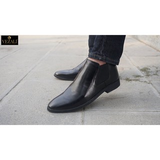 [Trợ Giá] Chelsea Boot - Giày Da Bò Cao Cấp -  Giày Da Thật - Giày Dr - Giày Boot