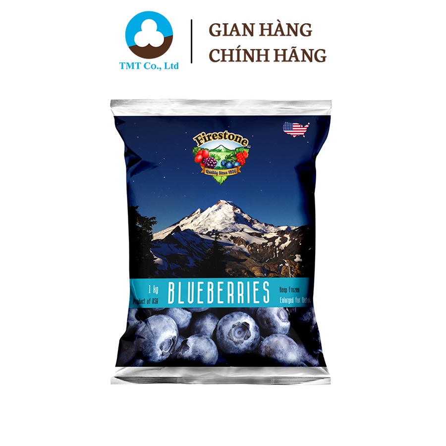 Việt quất tươi đông lạnh Firestone 300g-1kg nhập khẩu Mỹ
