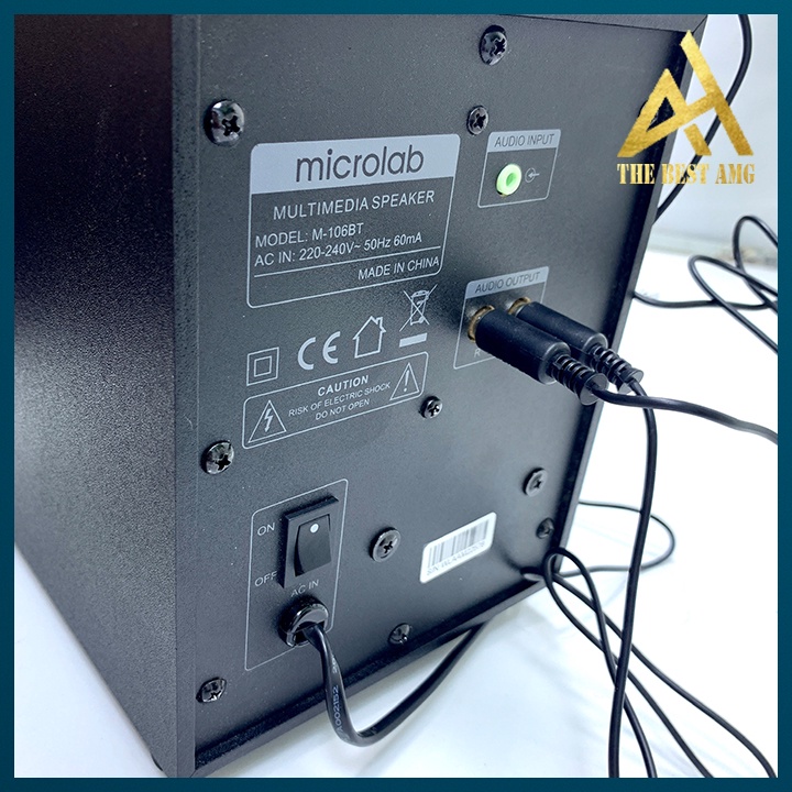 Loa Máy Vi Tính PC Laptop Chính Hãng Cao Cấp Có Bluetooth 2.1 MICROLAB M106BT Loa Nghe Nhạc Để Bàn Công Suất Lớn Có Dây