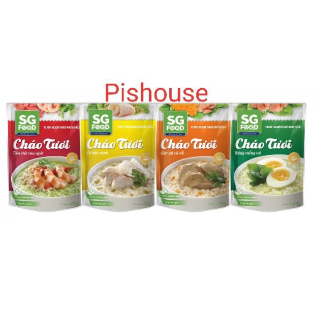 CHÁO TƯƠI SG FOOD 270G (6 VỊ)