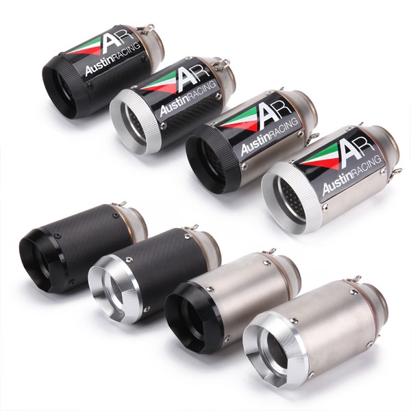 Ống Xả Khí Thải Giảm Thanh 51mm 60mm Cho Xe Ô Tô Đua Austin